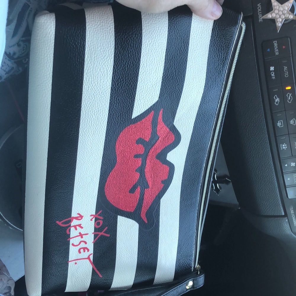 Betsey Johnson tablet wristlet